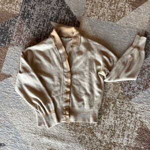Vintage Beige Women's Cardigan